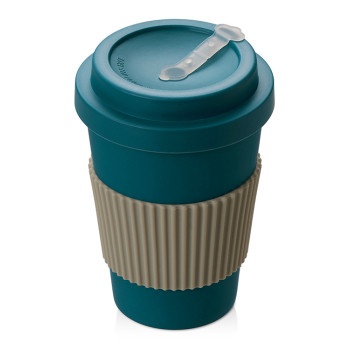 Термокружка "Muffin" из натуральных волокон, бензиновый синий