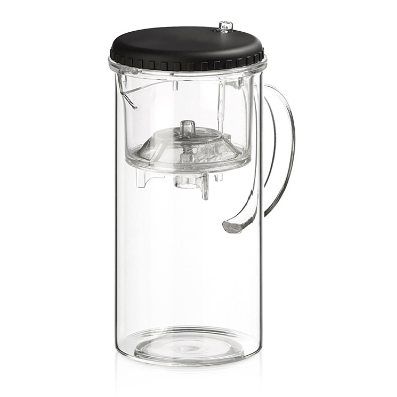 Стеклянный заварочный чайник "Gunfu", 600 мл