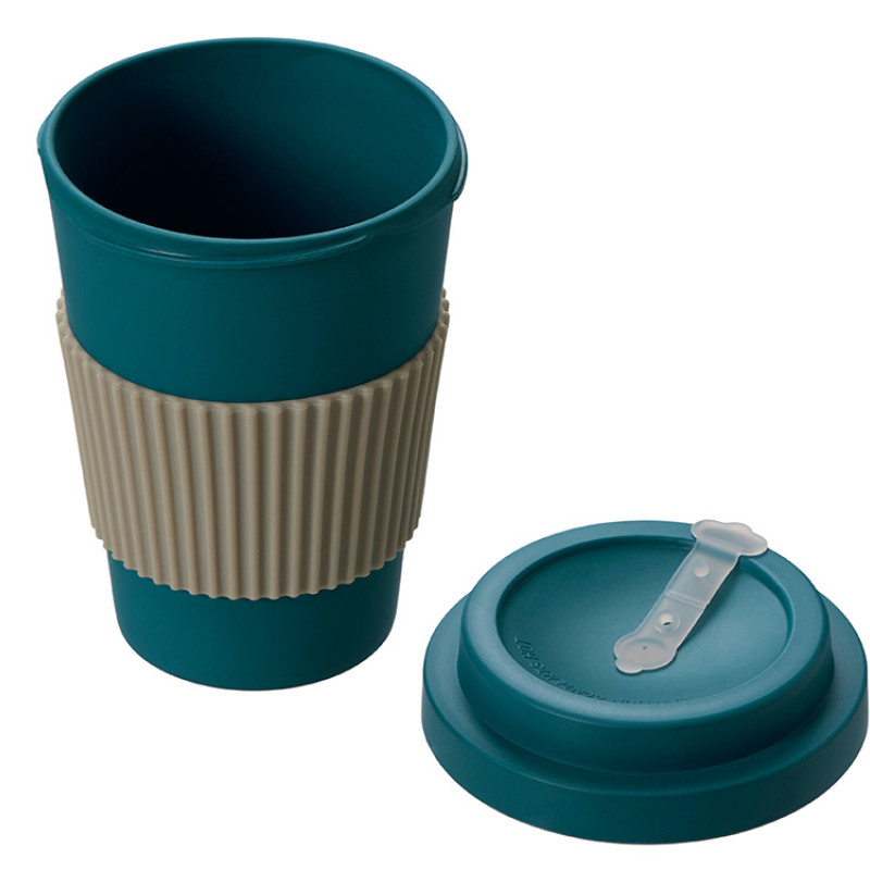 Термокружка "Muffin" из натуральных волокон, бензиновый синий