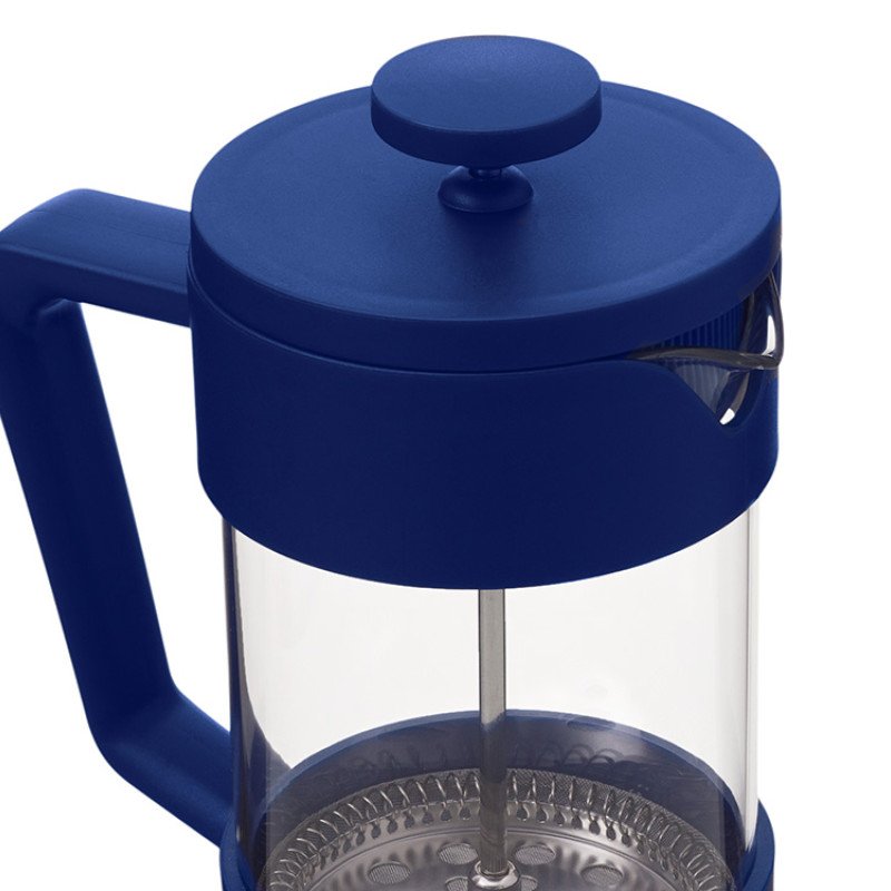 Пластиковый френч-пресс "Intense", 600мл, темно-синий