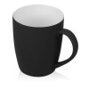 Кружка керамическая с покрытием "софт тач" черная