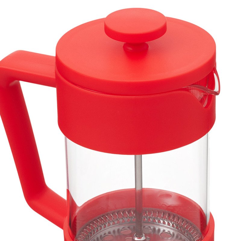 Пластиковый френч-пресс "Intense", 600мл, красный