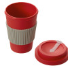 Термокружка "Muffin" из натуральных волокон, красный