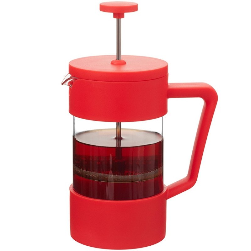 Пластиковый френч-пресс "Intense", 600мл, красный