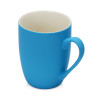 Кружка керамическая с покрытием "софт тач" голубая