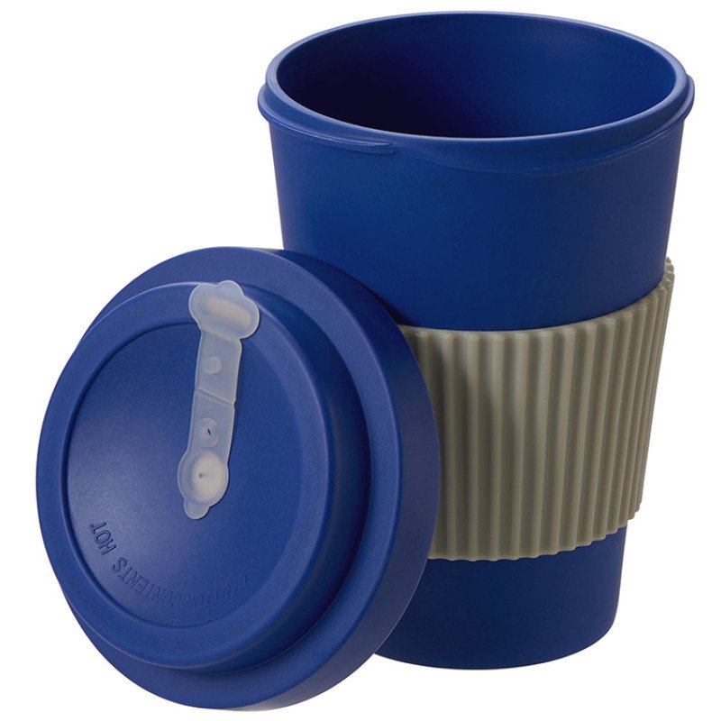 Термокружка "Muffin" из натуральных волокон, темно-синий Термокружка "Muffin" из натуральных волокон, темно-синий