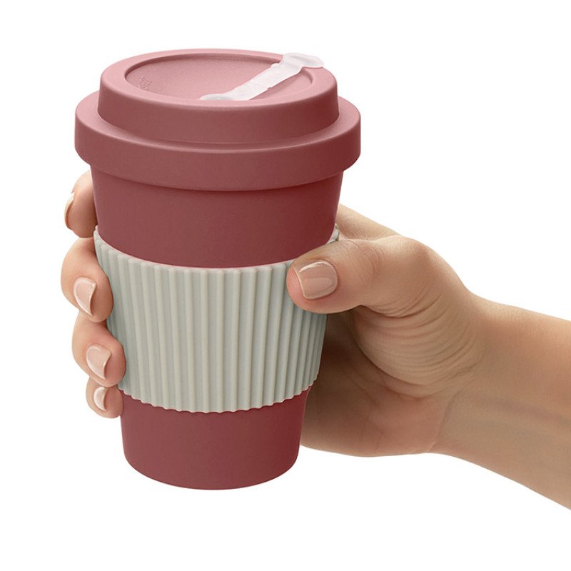 Термокружка "Muffin" из натуральных волокон, пыльно-розовый Термокружка "Muffin" из натуральных волокон, пыльно-розовый