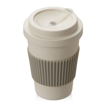 Термокружка "Muffin" из натуральных волокон, бежевый