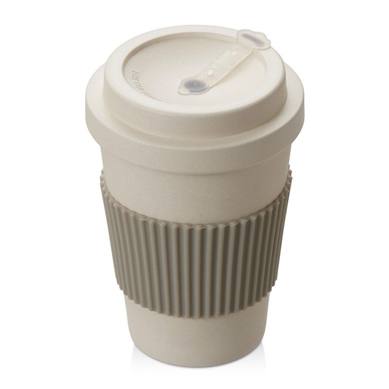 Термокружка "Muffin" из натуральных волокон, бежевый