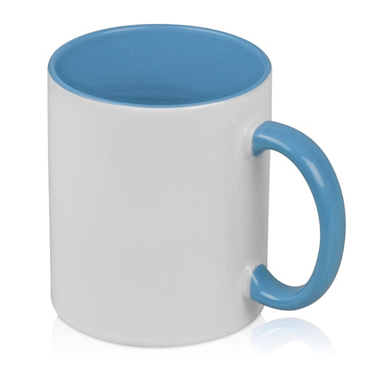 Кружка для сублимации «Sublime Color», белый/голубой