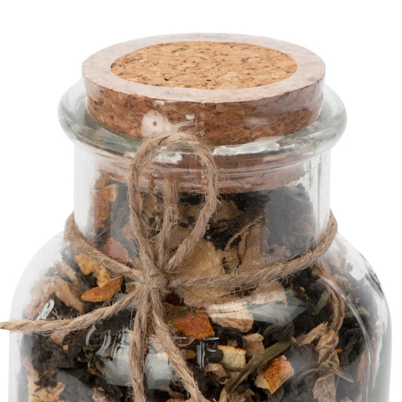 Чай зеленый, с соком имбиря и кусочками имбиря/апельсина, 150г