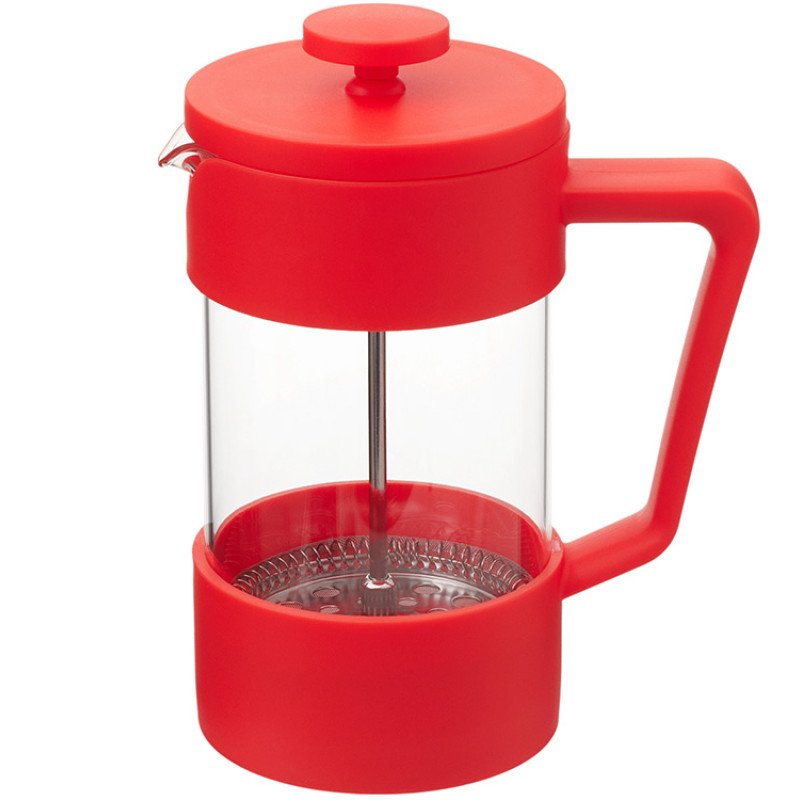 Пластиковый френч-пресс "Intense", 600мл, красный