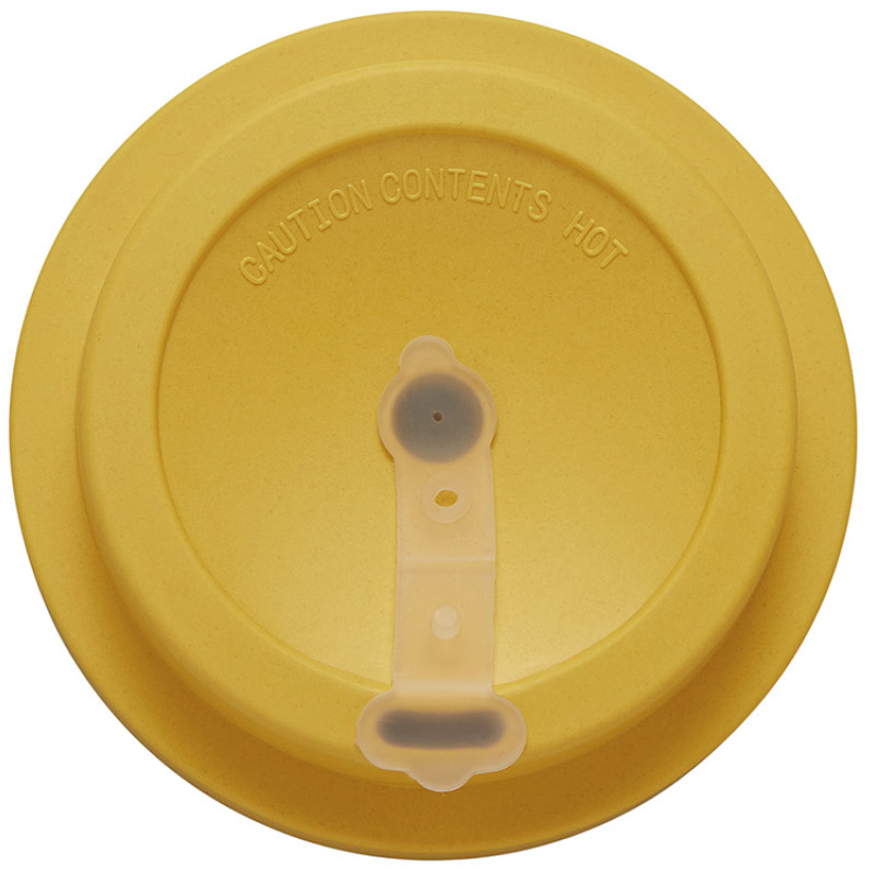 Термокружка "Muffin" из натуральных волокон, желтый