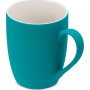 Кружка с покрытием soft-touch “Tulip Gum”, бирюзовый 320C