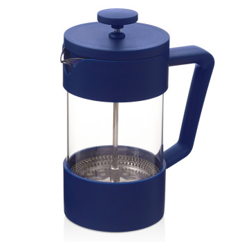 Пластиковый френч-пресс "Intense", 600мл, темно-синий