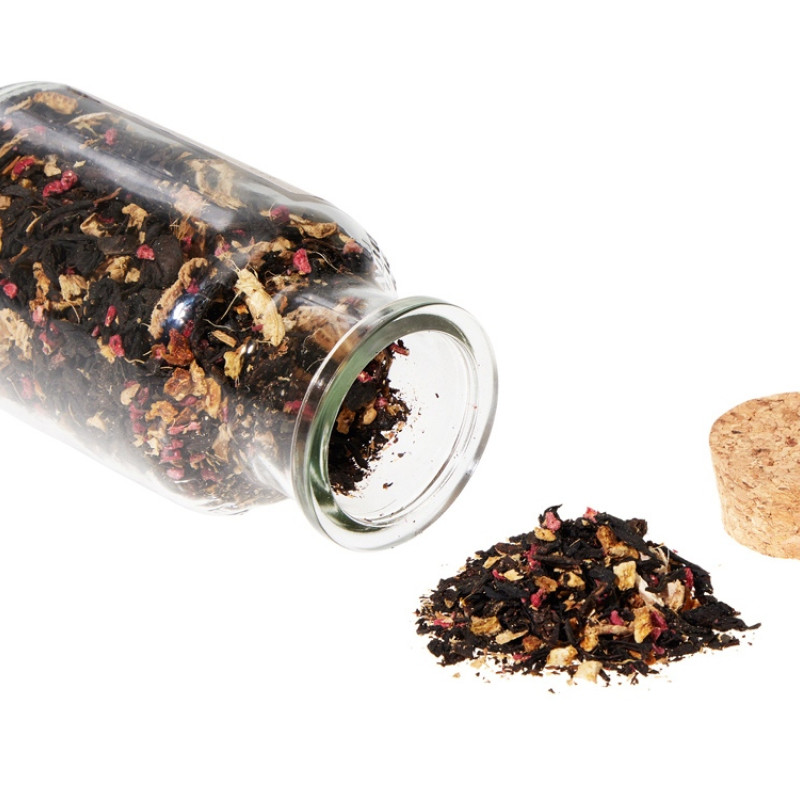 Сокочай чёрный Имбирь, Апельсин и Малина,  50 г.