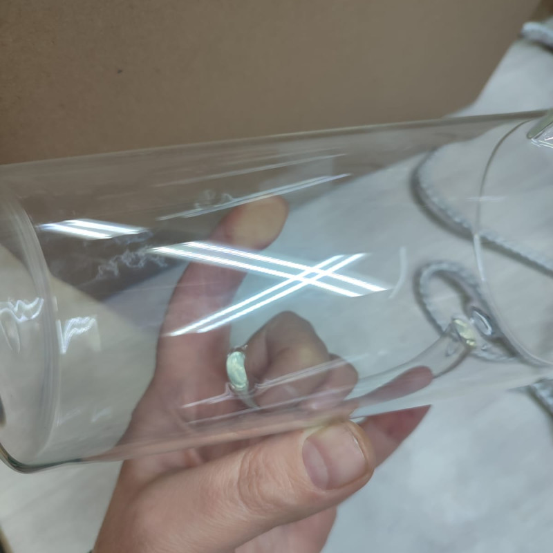 Стеклянный заварочный чайник "Gunfu", 600 мл (Р)