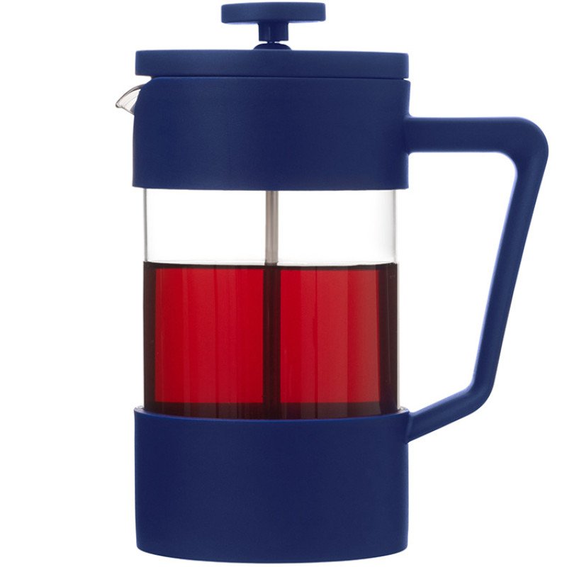 Пластиковый френч-пресс "Intense", 600мл, темно-синий