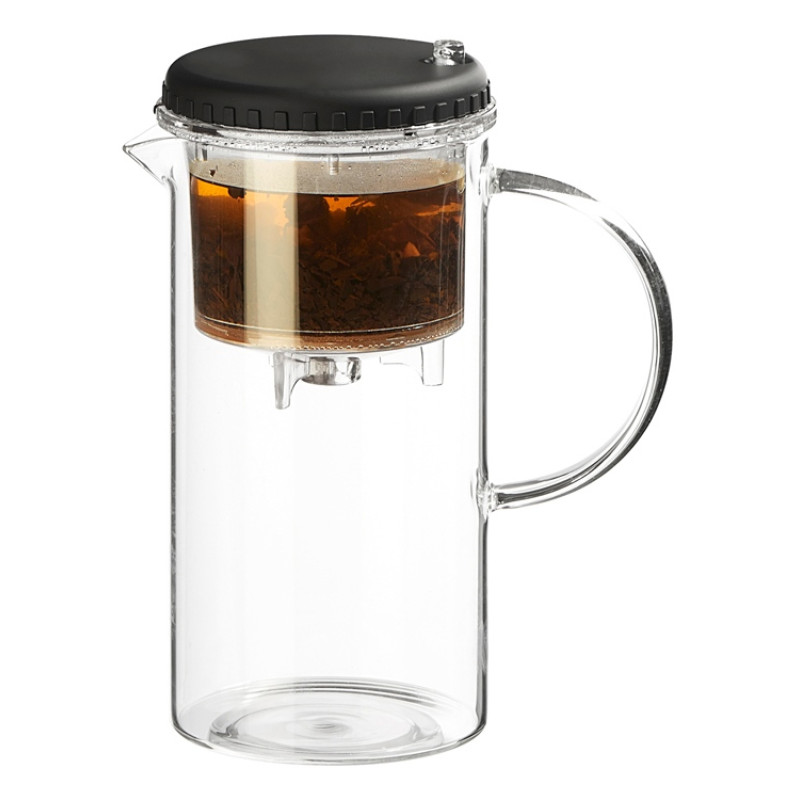 Стеклянный заварочный чайник "Gunfu", 600 мл