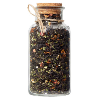 Сокочай чёрный Ананас, клубника, мята, мёд, лимон, 130 г.