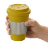 Термокружка "Muffin" из натуральных волокон, желтый