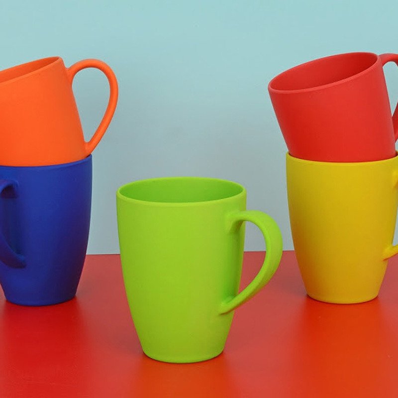 Кружка "Grain" из натуральных волокон, красный