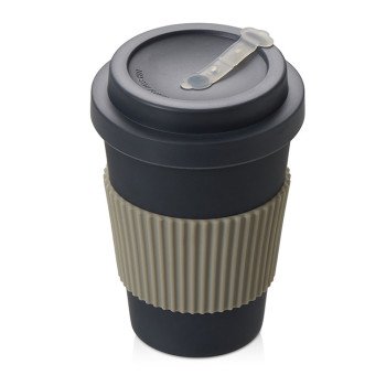 Термокружка "Muffin" из натуральных волокон, темно-серый