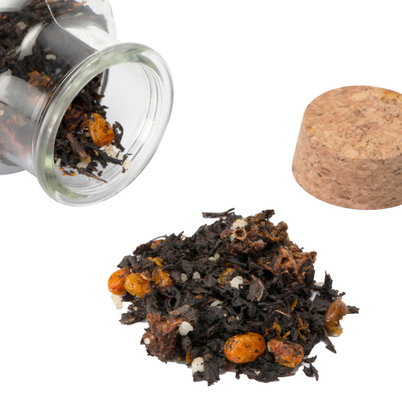 Чай черный, с соком ананаса, мёдом и облепихой, 140г