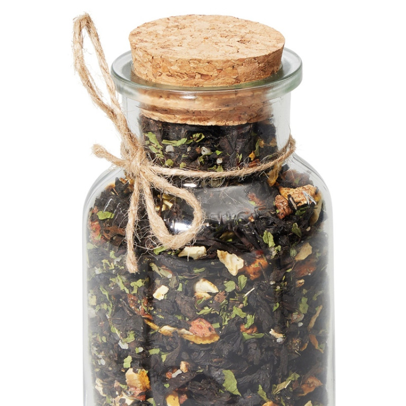 Сокочай чёрный Ананас, клубника, мята, мёд, лимон,  65 г.