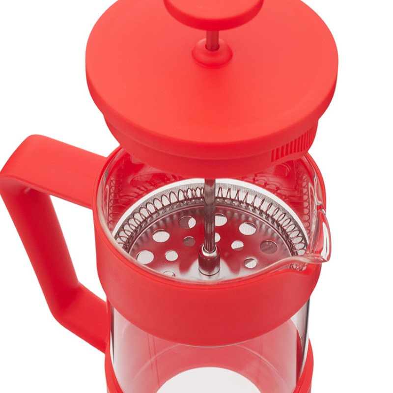 Пластиковый френч-пресс "Intense", 600мл, красный