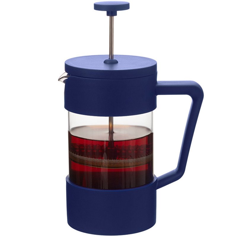 Пластиковый френч-пресс "Intense", 600мл, темно-синий