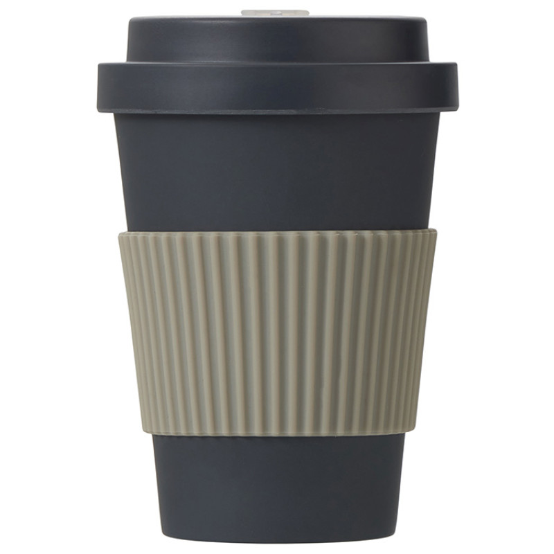 Термокружка "Muffin" из натуральных волокон, темно-серый