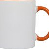 Кружка для сублимации «Sublime Color», белый/оранжевый