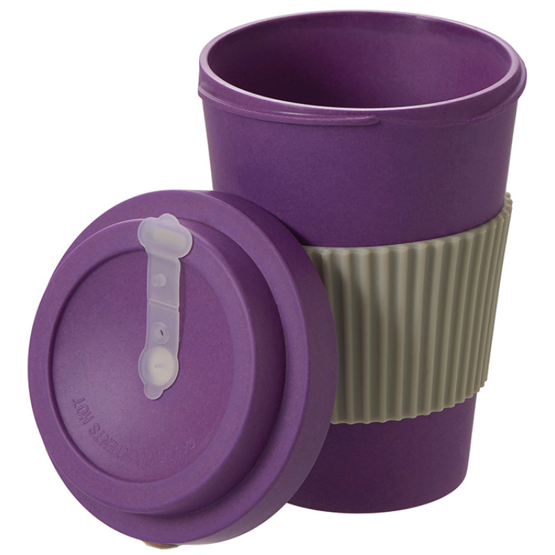 Термокружка "Muffin" из натуральных волокон, фиолетовый Термокружка "Muffin" из натуральных волокон, фиолетовый