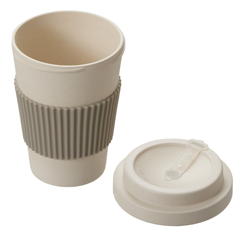 Термокружка "Muffin" из натуральных волокон, бежевый