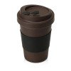 Стакан из кофе с силиконовой манжетой «Latte», коричневый (Р)