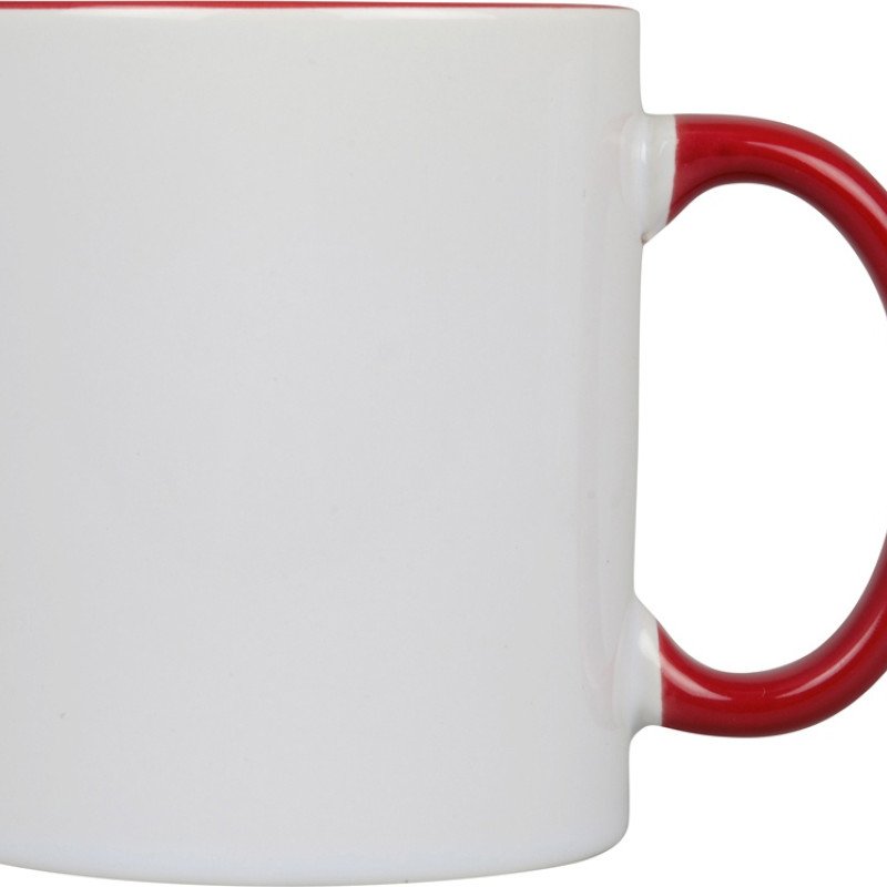 Кружка для сублимации «Sublime Color», белый/красный