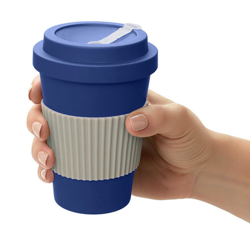 Термокружка "Muffin" из натуральных волокон, темно-синий Термокружка "Muffin" из натуральных волокон, темно-синий