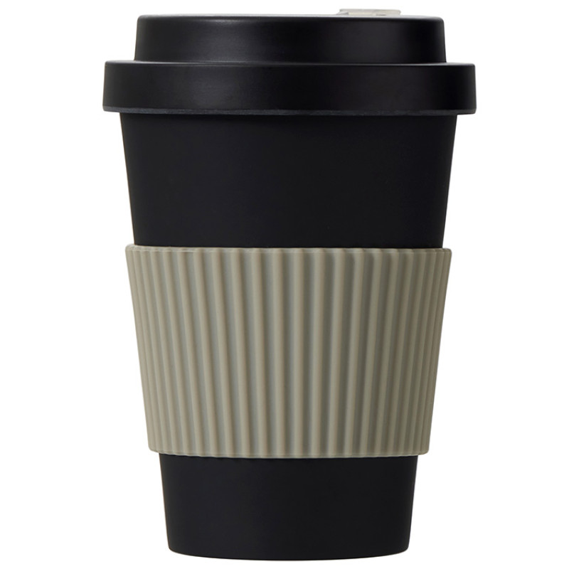 Термокружка "Muffin" из натуральных волокон, черный