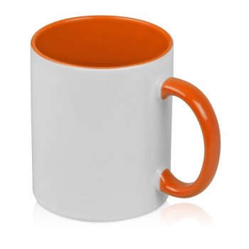 Кружка для сублимации «Sublime Color», белый/оранжевый