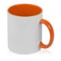 Кружка для сублимации «Sublime Color», белый/оранжевый