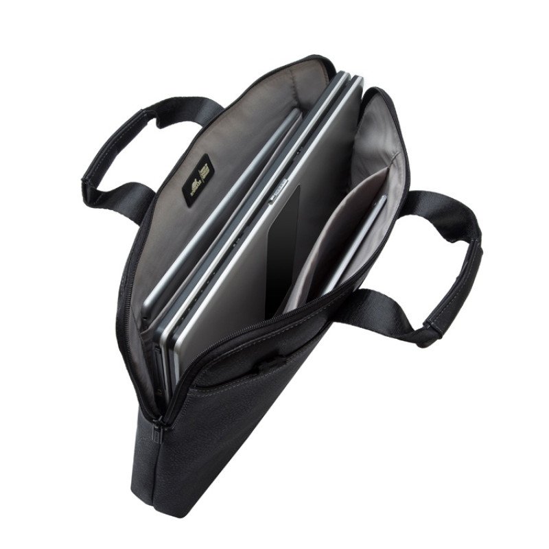 Сумка для ноутбука 15.6" из кожзама 8930, черный