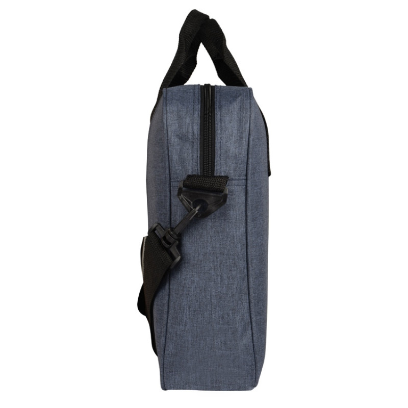 Сумка для ноутбука Wing с вертикальным наружным карманом, синий (Р)