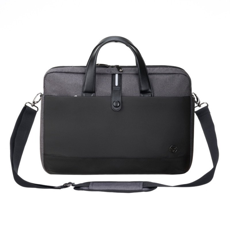 Сумка для ноутбука TORBER ВЕКТОР 14.1'', чёрный/серый, нейлон, 40 x 5 x 28 см, 5л