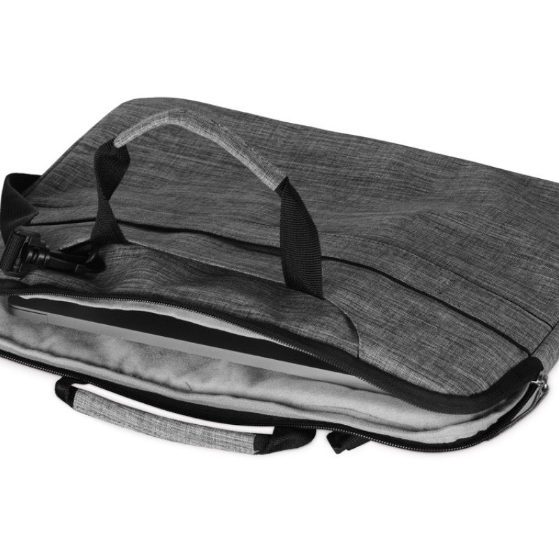 Сумка «Plush» c усиленной защитой ноутбука 15.6 '', серый