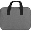 Сумка для ноутбука Wing с вертикальным наружным карманом, серый