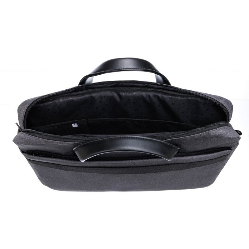 Сумка для ноутбука TORBER ВЕКТОР 14.1'', чёрный/серый, нейлон, 40 x 5 x 28 см, 5л