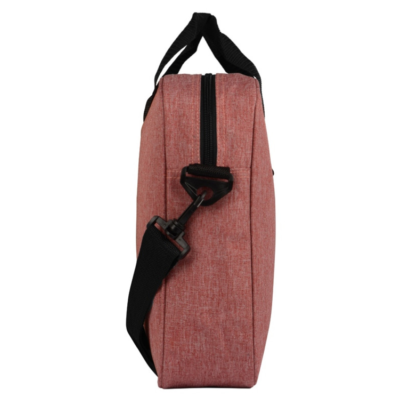 Сумка для ноутбука Wing с вертикальным наружным карманом, красный (Р)