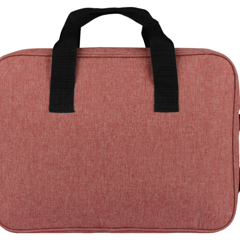 Сумка для ноутбука Wing с вертикальным наружным карманом, красный (Р)