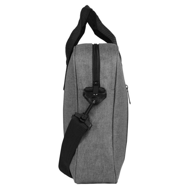 Сумка для ноутбука Wing с вертикальным наружным карманом, серый (Р)